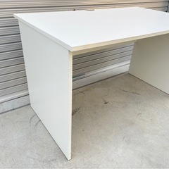 【決まりました】オフィスデスク パソコンデスク 作業台　白 ホワイトの画像