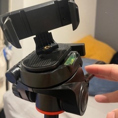 三脚　スマホホルダー付きの画像