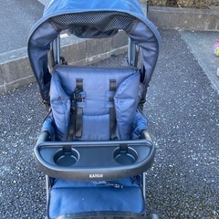 カトージ2人乗りベビーカーの画像