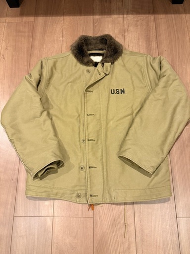 断捨離中‼️   　Houston  N-1  デッキジャケット
