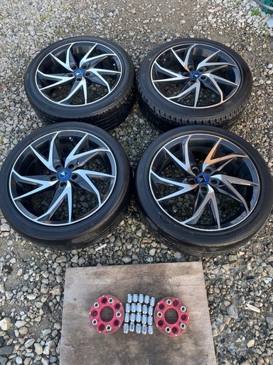 トヨタ MODELLISTA モデリスタ ウイングダンサー8 プリウス 17インチ WingDancer　タイヤホイールワイドトレッドスペーサーナットSET