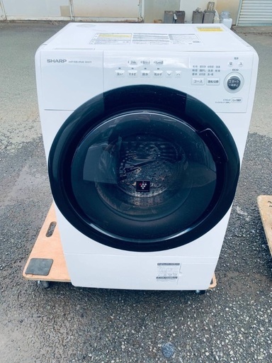 ?SHARP ドラム式電気洗濯乾燥機  ES-S7F-WL