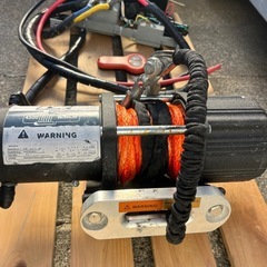 受け渡し予定者決まりました 。JCR  電動ウインチ　 動作確認済　ジャンク　 バッテリー付き　の画像