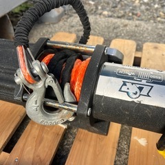 受け渡し予定者決まりました 。JCR  電動ウインチ　 動作確認済　ジャンク　 バッテリー付き　の画像