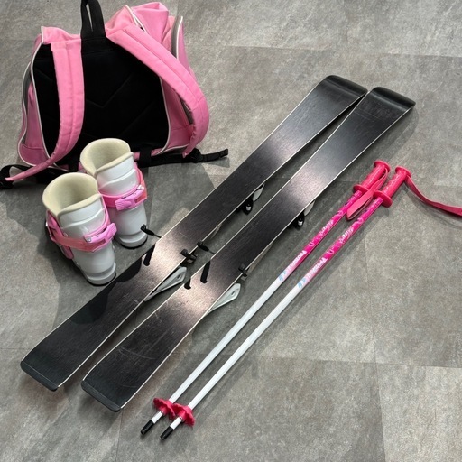 Hart ジュニアスキー 110cm 女の子 ブーツ ストック ハート 札幌市白石区