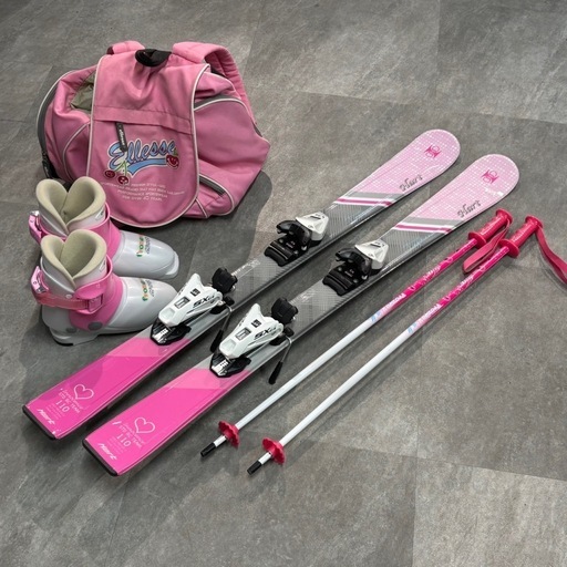 Hart ジュニアスキー 110cm 女の子 ブーツ ストック ハート 札幌市白石区