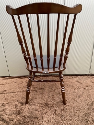 アイエフ 木製椅子 ウインザーチェア ダイニングチェア ビンテージ　レトロ 美品！アイエフ家具木製椅子 ウインザーチェア ダイニングチェア