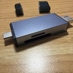 6in1 マルチメディアカードリーダーライター　USB Type-C/A/MicroUSB対応の画像