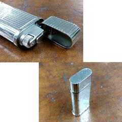 着火確認済み Cartier ゴドロン ガスライター シルバー ローラーガスライター カルティエ 喫煙グッズ メンズ 喫煙具 札幌市 中央区 南12条の画像