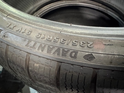 スタッドレス 235/35R19 ダバンティ2本セット