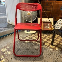 鉄製　パイプ椅子　【リサイクルショップ道楽屋】の画像