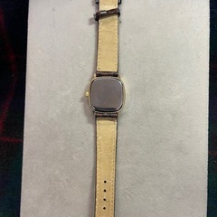 稼働　腕時計　Alfadino 十二時辰　文字盤　クォーツ　 ホワイト文字盤 腕時計 クォーツ クオーツ 稼働品 ゴールドの画像