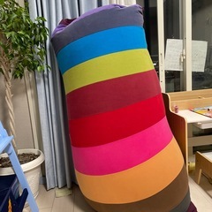 Yogibo Max Rainbow (ヨギボー マックス レインボー)アイボリーのカバー付の画像