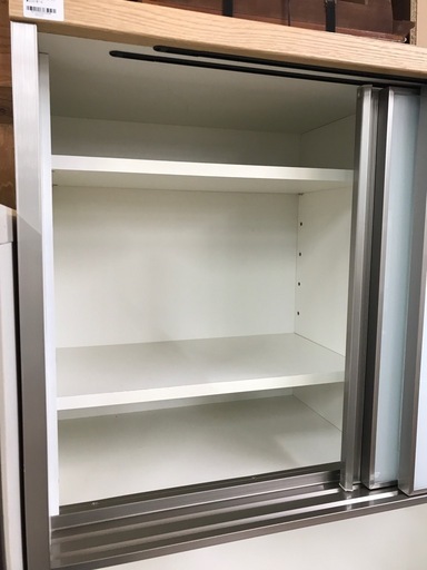 ジャングルジャングル貝塚店　レンジボード　茶色　高さ調節　ソフトクローズ　木目　木　コンセント　中古　貝塚市　二色浜