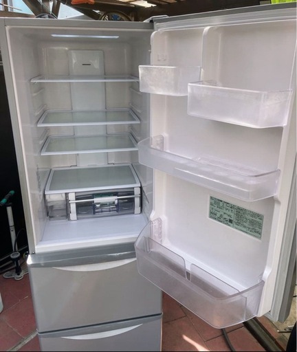 日立 ショップ 3ドア 真ん中野菜室 冷蔵庫 自動製氷 R-K320FV 地域限定