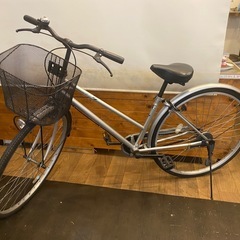 27インチ　フラットバー自転車　シングルギアの画像