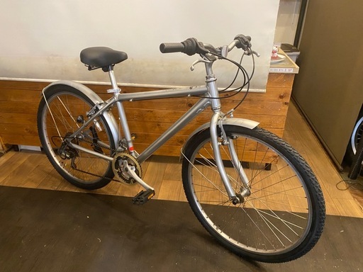 【タイヤ新品！】26インチMTB シルバー