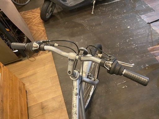 【タイヤ新品！】26インチMTB シルバー