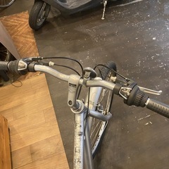 【タイヤ新品！】26インチMTB シルバーの画像