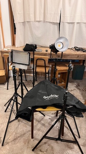 カメラ　ライティング機材一式　Godox ライト