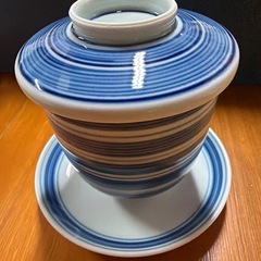 未使用たち吉 茶碗蒸し用カップ＆ソーサー蓋付きの画像
