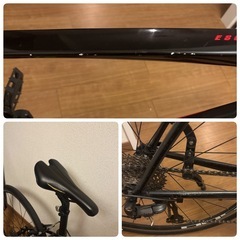 【福岡市引取】 Giant クロスバイク ブラック/レッド 700C サイズMの画像