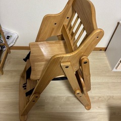 木製ハイチェア（バニアン）の画像