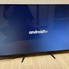 受付多数の為一旦停止4k チューナーレステレビ43v型　の画像