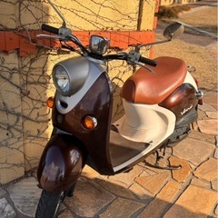 ヤマハ ビーノ50 バッテリーとオイル交換済みの画像