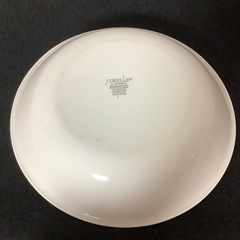 コレール　CORELLE 深皿　ブルー　花柄　21.5㎝の画像