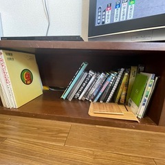 木製家具(テレビ台、収納、ベンチとして利用できます)の画像