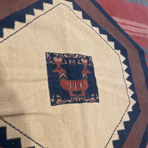 ️【特大サイズ】厚手ラグ カーペット トライバル調 民族柄 フリンジ