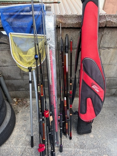 釣竿まとめ売り (マツ) 大久保のその他の中古あげます・譲ります