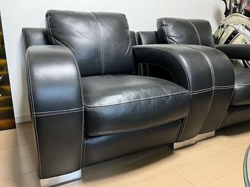 一人掛けソファ　2脚　中古品
