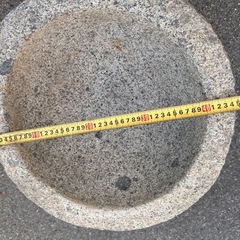 重量あり 石臼と杵セット／人手・車必須／引き取り限定の画像