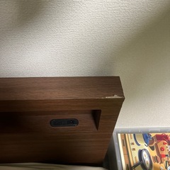 ニトリ　セミダブルベッドフレームの画像