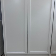 IKEA イケア Billy ２点セット 本棚 扉付の画像