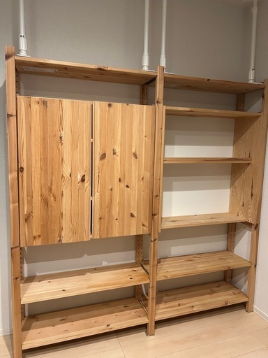 【お渡し決まりました】IKEA IVAR イーヴァルシェルフユニット テーブル付