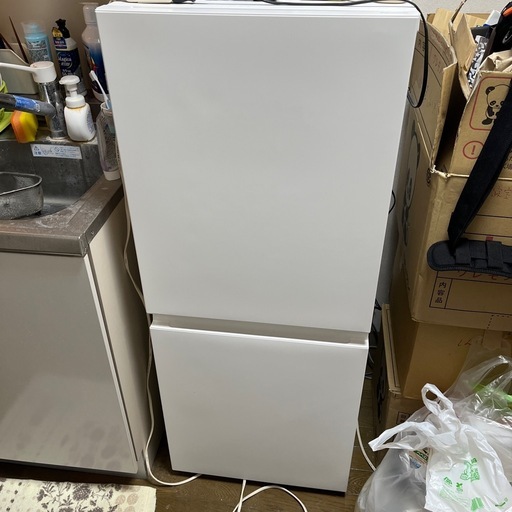 引き渡し済み　2025年製　美品Panasonic ホワイト2ドア冷蔵庫　NR-B16C2-W 保証期間あり　洗濯機もまとめて頂くと30000円