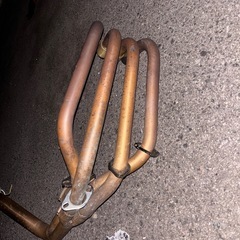 ゼファー ゼファーχ 番長 マフラー 番長管 真鍮の画像