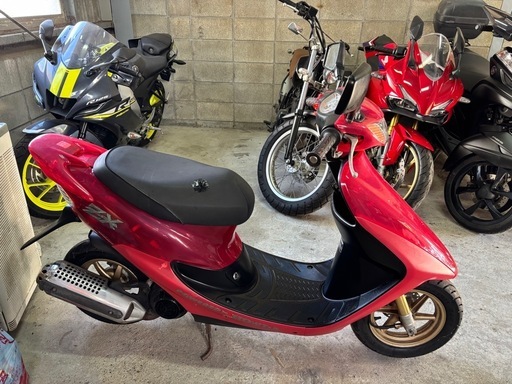 HONDA DIO ZX 】大人気 限定5000台　赤スケルトン2スト　希少
