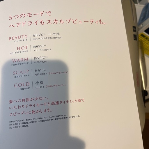 アデランス開発ドライヤー　取説、付属品、箱付き（新品価格4万）