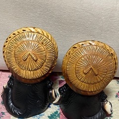 信楽焼　カップルの画像