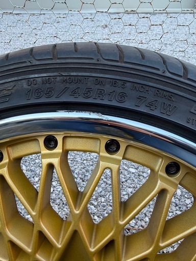 16インチ　軽自動車SSRアルミホイールタイヤセット値下げ