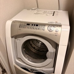 【新春セール・動作動画あり】SHARP ドラム式洗濯乾燥機 9kg／Ag+イオンコート／洗濯〜乾燥確認済の画像