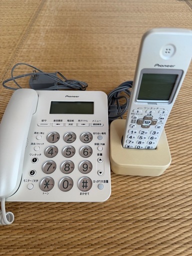 Pioneer コードレス電話機TF-SA36S