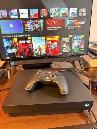 【ゲーム機】Microsoft Xbox One X（Blu-ray、4KUHDS視聴機としてもオススメ）