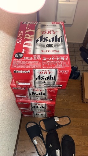 ②アサヒスーパードライ350ml 3ケース本日限り