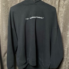 ユニクロ ディズニー・ストーリーズ スウェットプルパーカ 3XL 黒の画像