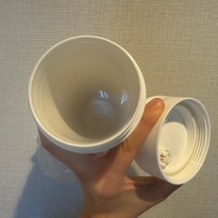 【新品】【2月上旬〆】 Kiehl's 蓋付きタンブラー ホワイトの画像